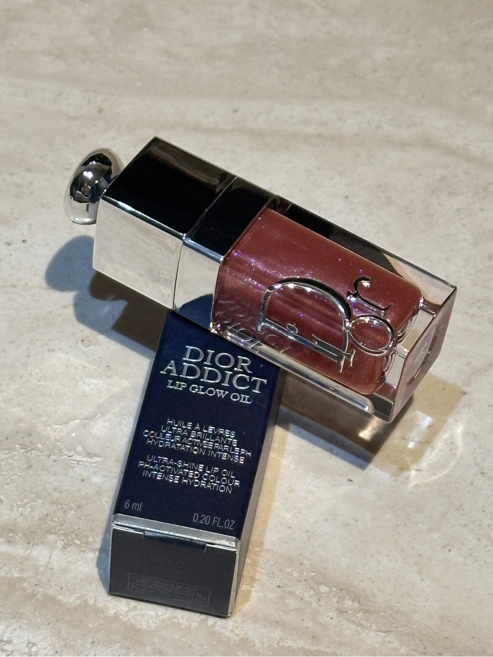New Release Dior Lip Glow Oil - 087 Spicy Sparkly Finish